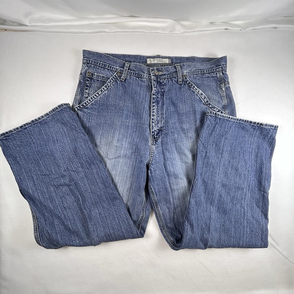 Vintage Y2K Duck Head Utility Jeans‎ Mens 36x30 Wide Leg Blue Medium Wash Skater